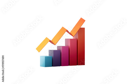 Series of colorful bars with a downward slope Free Download Series of colorful bars with a downward slope - GFXLoad