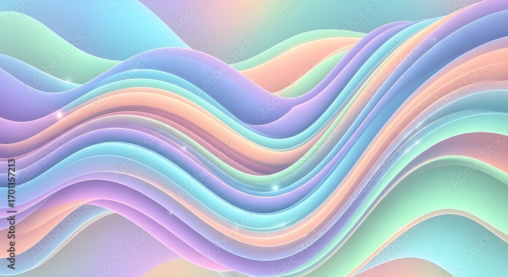 Fototapeta premium Abstract Business Growth with Calming Rhythms