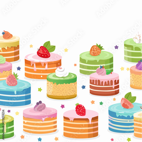 Hintergrund Cupcakes