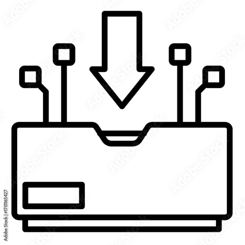 Inbox  Icon Element For Design	