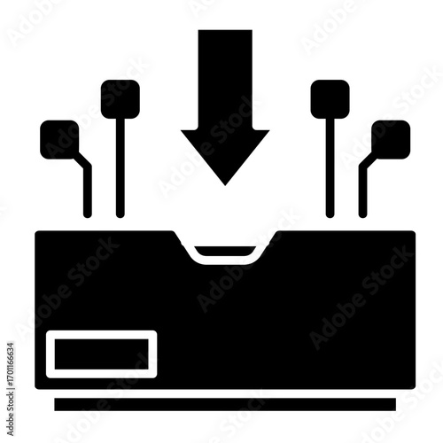 Inbox  Icon Element For Design	
