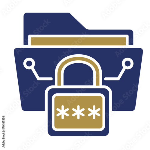 Data Encryption  Icon Element For Design	