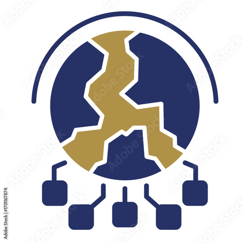 Globalization  Icon Element For Design	