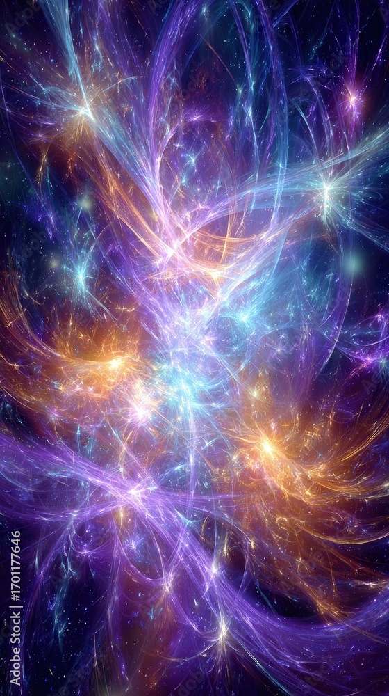 Fototapeta premium Abstract Colorful Space Nebula