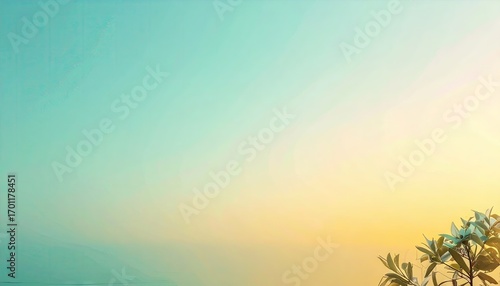 Soft Pastel Sunset Sky Gradient Background