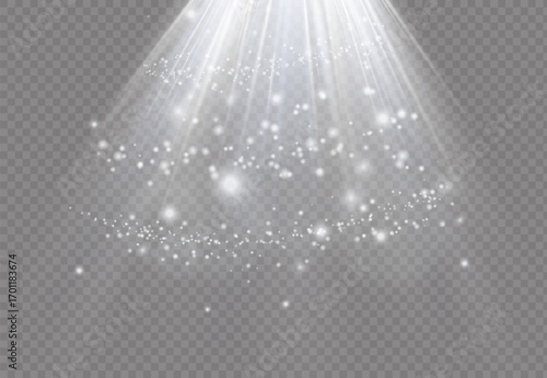 Vector Spotlights. Scene. Light Effects