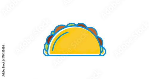 Simple taco illustration