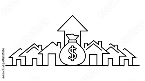 Rising real estate value and investment growth