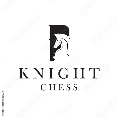 chess logo concept vintage retro game design miniature chess pawn design, silhouette concept symbol icon illustration vector and icon
