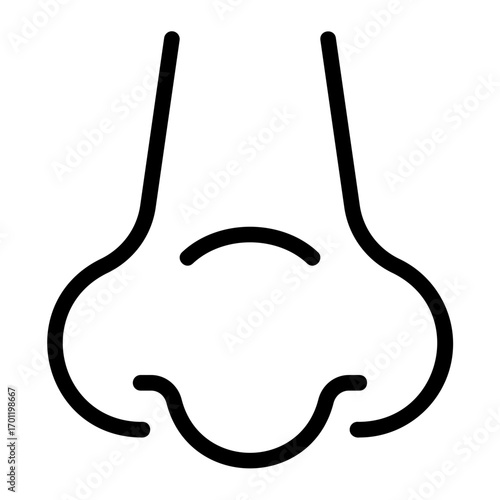 nose line icon