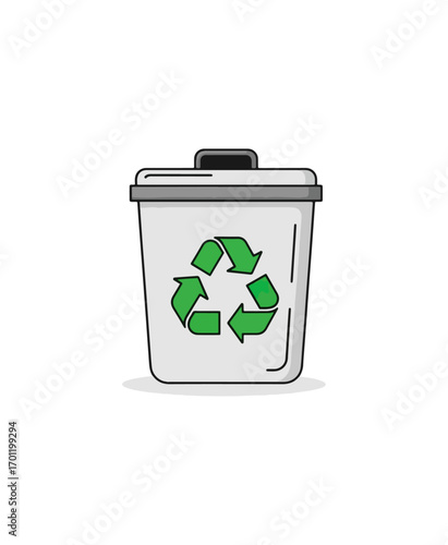 Recycling bin icon