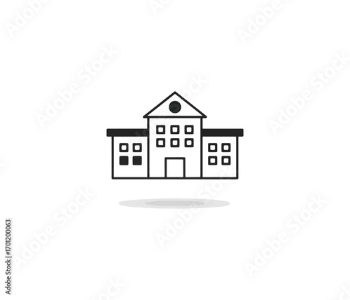 Simple building icon