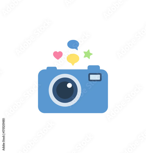 Social media camera icon