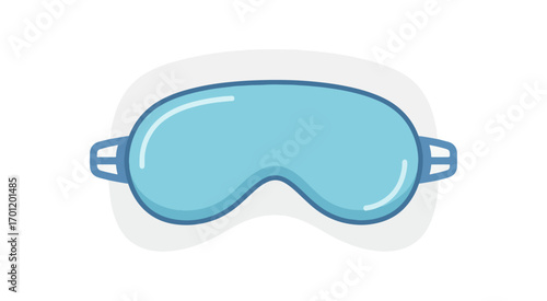 Light blue eye mask