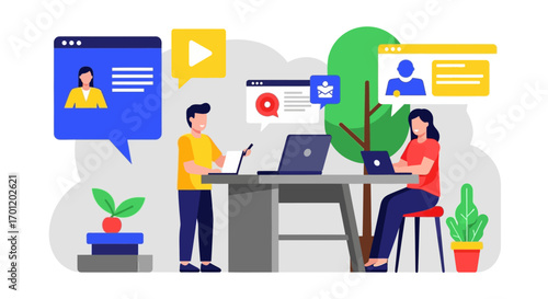 Online Learning and Remote Work Collaboration.