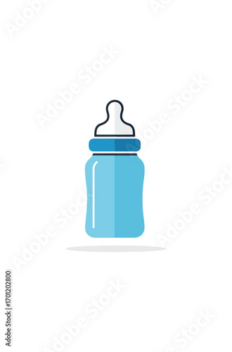 Baby bottle illustration