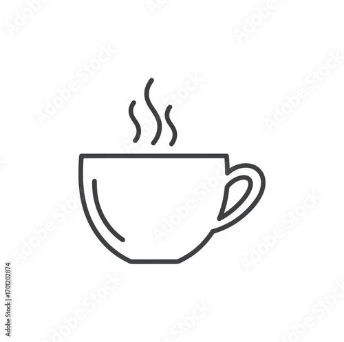 Hot drink cup illustration
