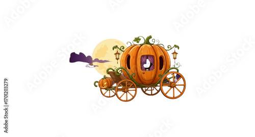Pumpkin carriage
