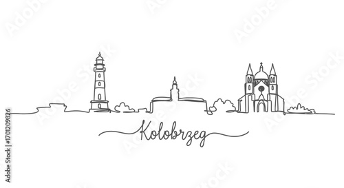 Kolobrzeg Skyline Poland Landmark.