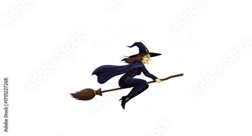 witch on a broom