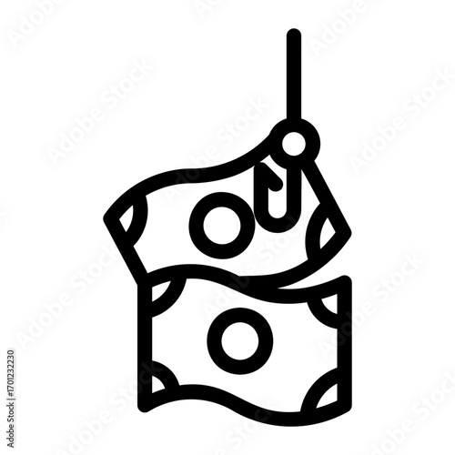 phishing Line Icon