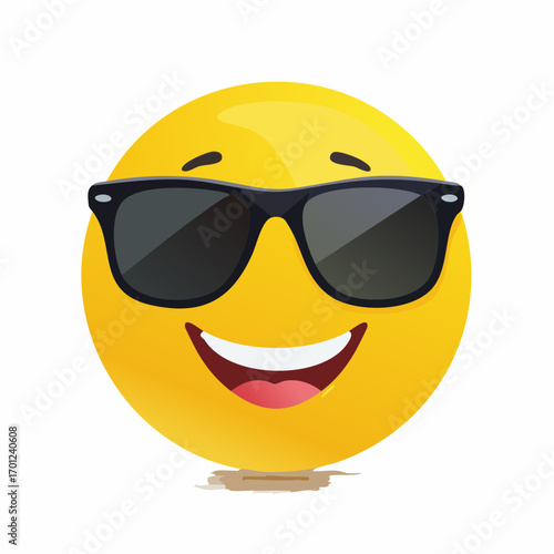Smiling Face with Sunglasses Emoji - Expressing Coolness and Fun