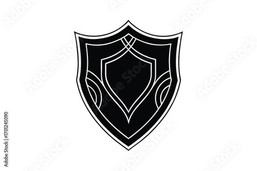 shield with wings shield icon sign badge symbol protection vector design icon logo
