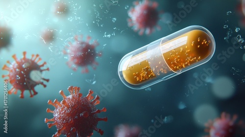 Medicine virus pill