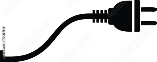 Electrical Plug and Cord Icon power energy 
