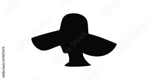 a mysterious silhouette figure with flowing cape and hidden face