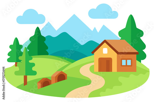 house in the forest