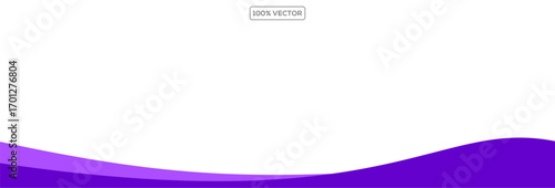 wave separator footers, modern dividers shapes vector illustration element vector
