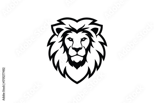 lion head vector illustration symbol design logo icon animal