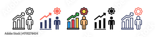Operational Strategy multiple icon