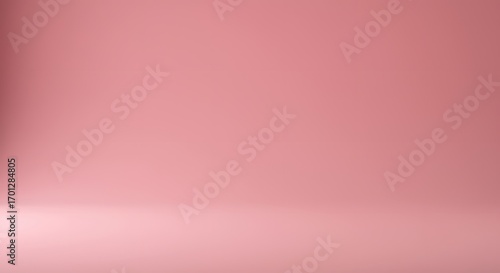 Soft pink background with empty studio space for product presentation