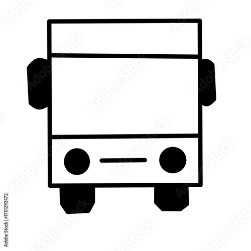 truck icon isolated on white background