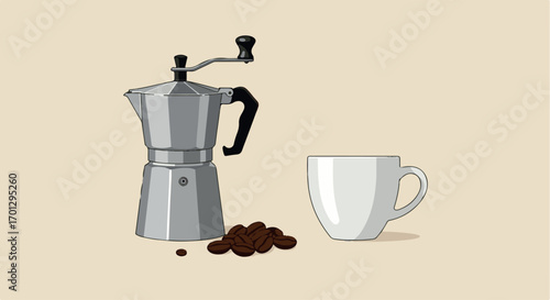 Coffee Preparation Still Life