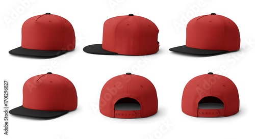 Crimson Canvas: Six Views