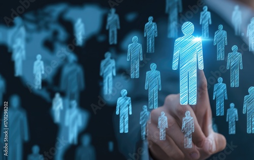 Person selection, choosing from a group