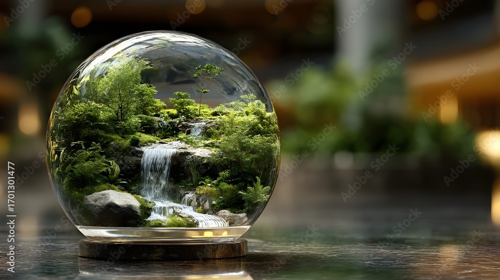 custom made wallpaper toronto digitalA Fantasy World in a Glass Sphere
