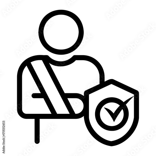 protection Line Icon