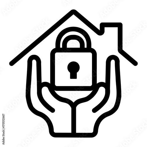 security Line Icon