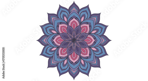 a colorful mandala design with intricate patterns and vibrant hues