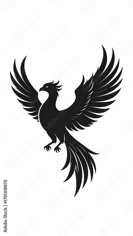 Obraz premium Phoenix silhouette