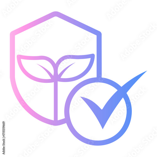 nature Line Gradient Icon