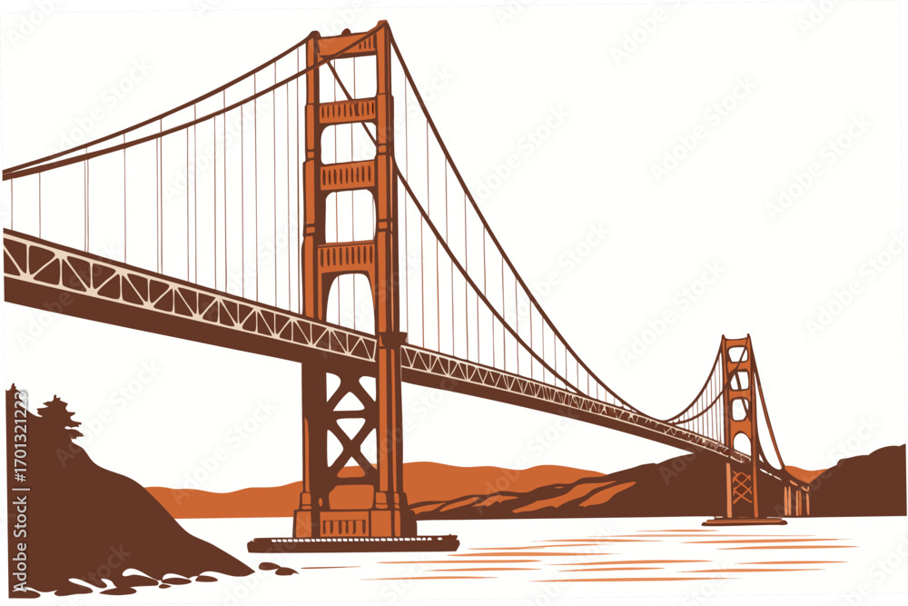 Fototapeta premium golden gate bridge