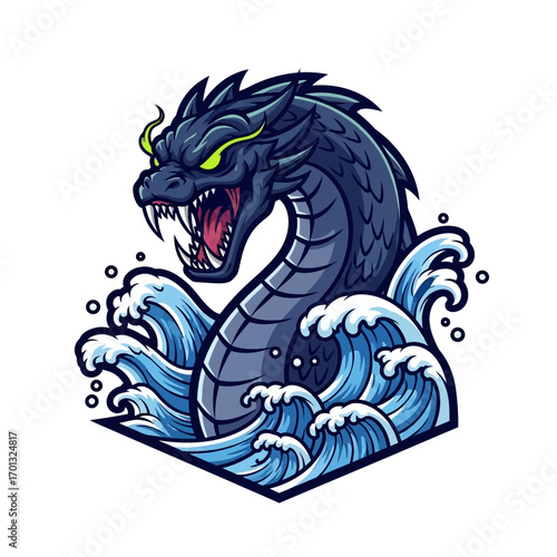 Sea Serpent Illustration