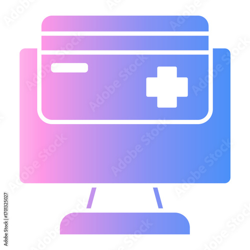 health insurance Gradient icon
