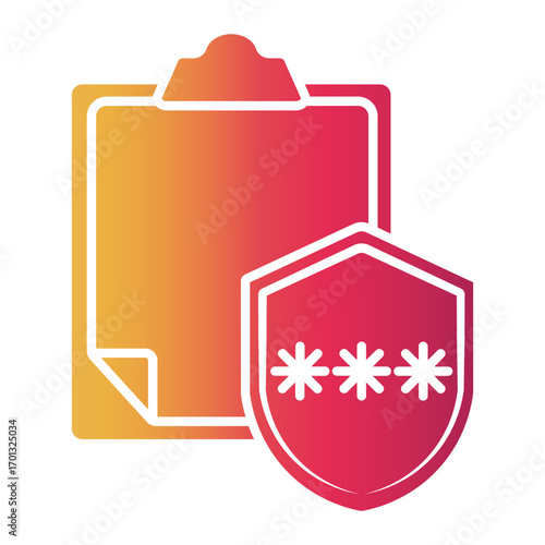 health insurance Gradient icon