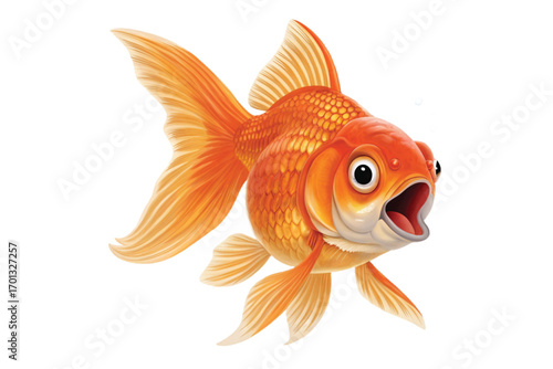  goldfish swimming pretty, doseup, background, simple,
